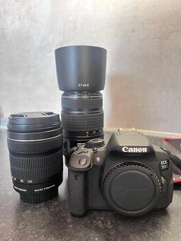 Canon EOS 700D + 18-135 IS STM + 75-300 IS USM + přísluš. - 1