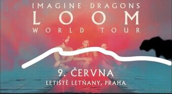 2x lístek na sezení Imagine Dragons Praha 9.6.2025