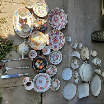 Chodská keramika,porcelán a sklo