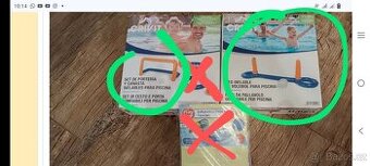 Hračky do vody  Crivit , jedná celá a druhá půlka sady, Nové