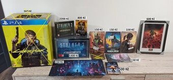 Počítačové hry, PS4, sběratelské edice, artbook.