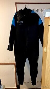 Pánský neopren Agama DIVER 7 mm černá/modrá, vel. XXL