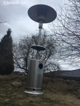 Zahradni plynové topidlo Meva Etna nerez