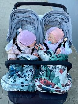 Kočárek pro dvojčata/sourozence Baby Monsters Easy Twin