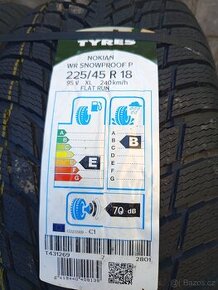 Prodám zimní pneu Nokian WR Snow Proof 225/45/18