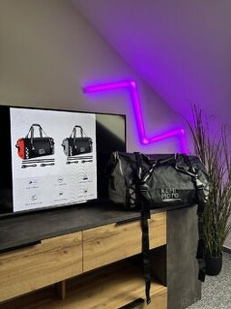 Topcase taška, brašna na motorku BMW GS , Africa šedá