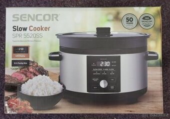 Pomalý hrnec, multifunkční, 5 funkcí vaření, zdravěji, 5,5 L