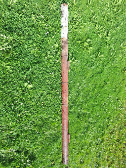 Sloupek ocel průměr 90/80mm, výška 210cm s panty průměr 20mm