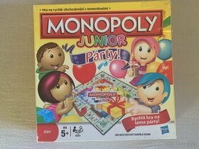 Desková hra MONOPOLY Junior Párty HASBRO