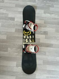 Snowboard 120cm vcetne vazani - 1