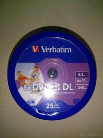 Prodám VERBATIM DVD+R DL 8.5GB
