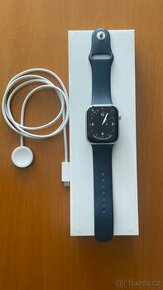 Prodám Apple Watch Series 9, 45mm Stříbrný hliník