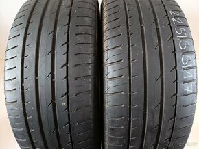 2ks letní pneu 225/55/17 Hankook