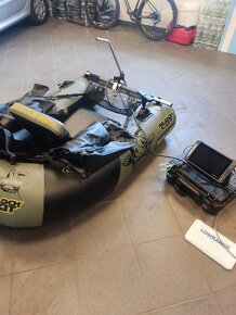 Black cat Belly boat , Battle Boat 170cm+El.motor