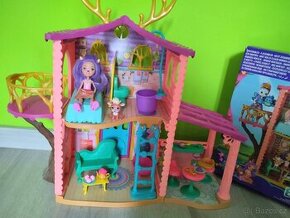 Jelení dům Enchatnimals včetně panenky a zvířátka - 1