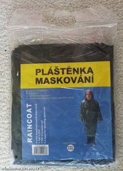 NOVÁ MASKÁČOVÁ PLÁŠTĚNKA - vel. 3 XL, 180-190 cm - 1