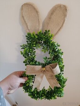 Velikonoční věnec Zajíc, výška 50cm - 1
