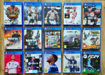 Hromada her na Playstation 4 - moje sbírka - TOP STAV