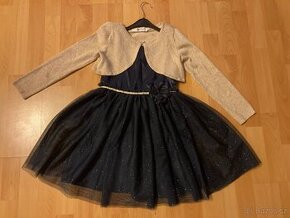 Společenské šaty s bolerkem zn. H&M vel. 122 - 1