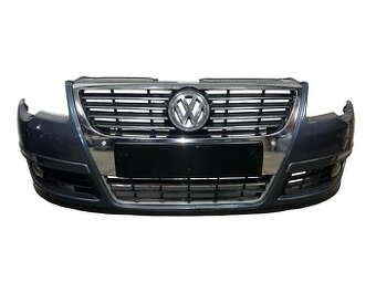 Přední nárazník šedá metalíza LK7X VW Passat B6 r.v. 2010