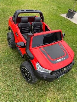 Elektrické autíčko Toyota Hilux,4x4 červené