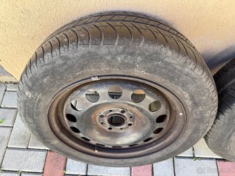 4x plechový disk Mini 15" 4x100, pneu 175/65/15 cena za vše