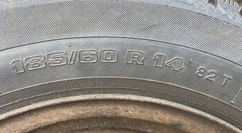 Zimní kola 14” – Seat / VW / Škoda (plechové disky + VRANÍK)
