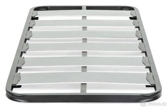 Černý postelový rošt Kave Home Talo 90 x 200 cm