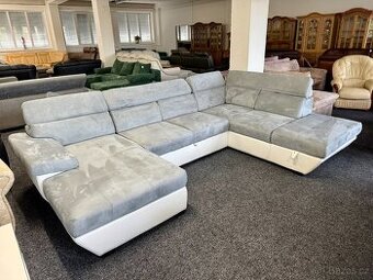 Sedací souprava tvaru U - rozkládací - NEPOUŽITÁ