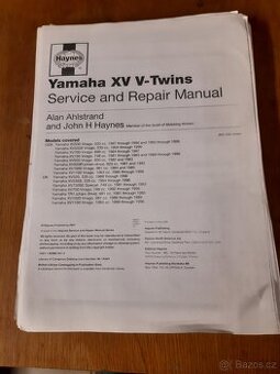 Yamaha XV Virago dílenská příručka