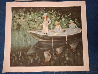 Reprodukce  slavných obrazů - tisk na plátně