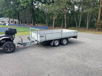 Brždený přívěs Kupirr, 185x300cm, 2000 kg, nová náprava