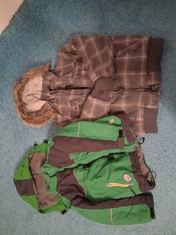 Zimní chlapecké bundy 110, 128 - 1