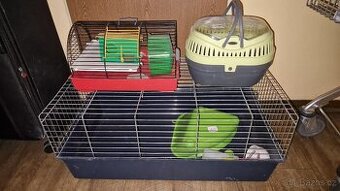 2x klec, 1x přepravka