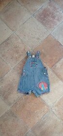 kojenecké džínové kalhoty lacláče vel. 0-3 měsíce