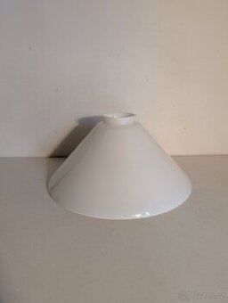 1x stínidlo z opálového skla, bílý kužel , možno více ks