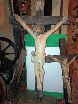 Prodám dva staré křiže s Krystusem