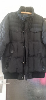 Pánská černá zimní bunda - XXL
