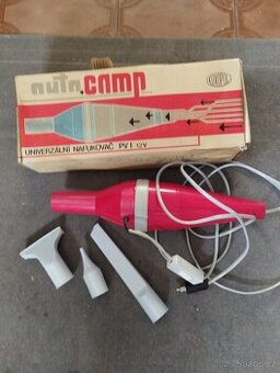 Retro 12V vysavač, universální nafukovač