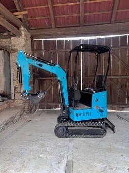 NOVÝ minibagr JPC KV12 – 0 mth, diesel