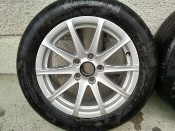 Alu kola originál Audi TT, 7J x 16, 5x112, ET 47, Letní pneu