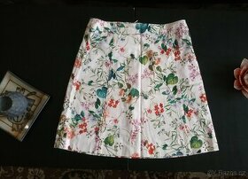Květinová mini sukně - 1