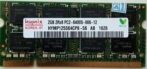 Pamet do notebooku SO-DIMM 2GB DDR2 800MHz CL5