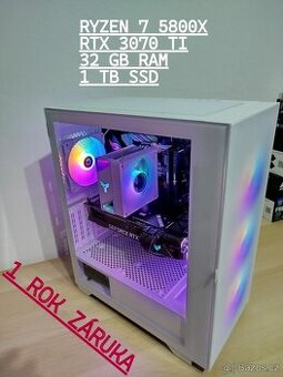 ☑️Herní PC RYZEN 7 5800X,RTX 3070Ti,32 GB RAM,1 TB SSD