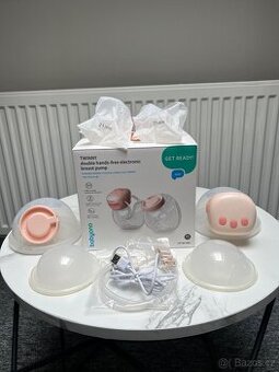 BABYONO Odsávačka mateřského mléka duo el. Double Twinny