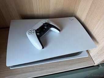 Playstation 5, herní ovladač + hry jako nový, záruka