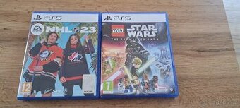2 x Hry na PS5 5 = NHL23 & STAR WARS lego
