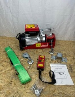 Elektrický naviják 400/800kg s dálkovým ovládáním