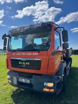 Kamion MAN 18.340 4x2 BB EURO 5 hákový nosič kontejnerů