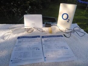 Venkovní anténa a modem O2 - ZyXEL GateWay a ZTE MF268